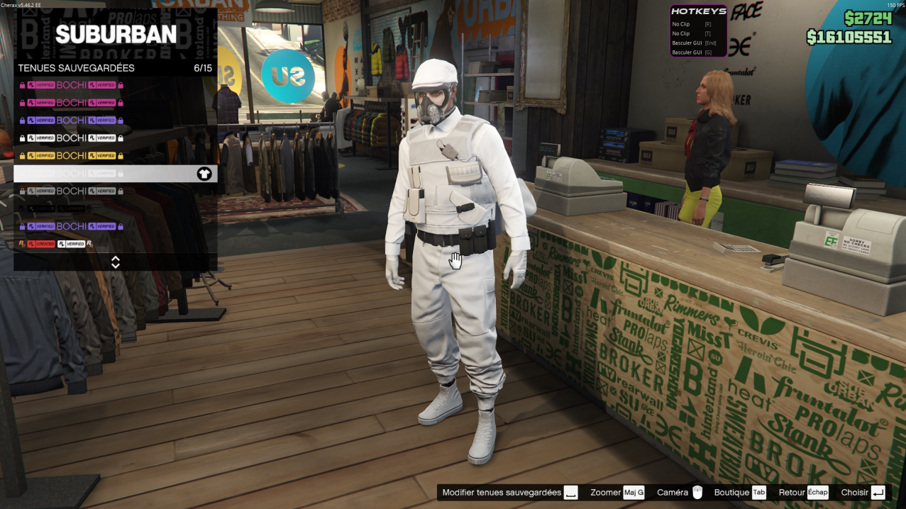 Tenue blanche
